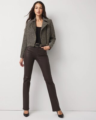 Metallic Tweed Moto Jacket | White House Black Market